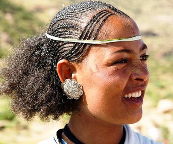 ethiopian people tigrayan girl smiling