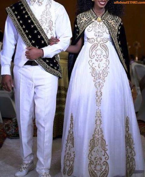 ethiopian traditional wedding clothes men women 2